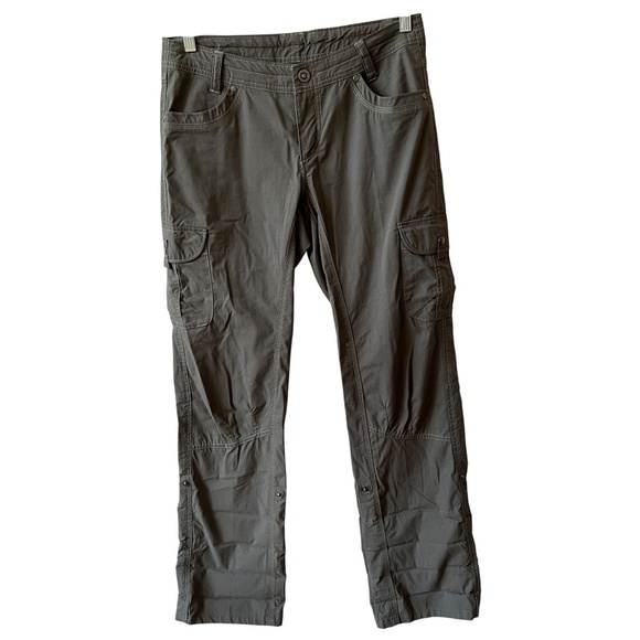 KUHL HIKING PANTS 8 REG ROLL UP LEG CARGO QUICK DRY CAMPING ATHLETIC PERFORMANCE - Picture 1 of 10